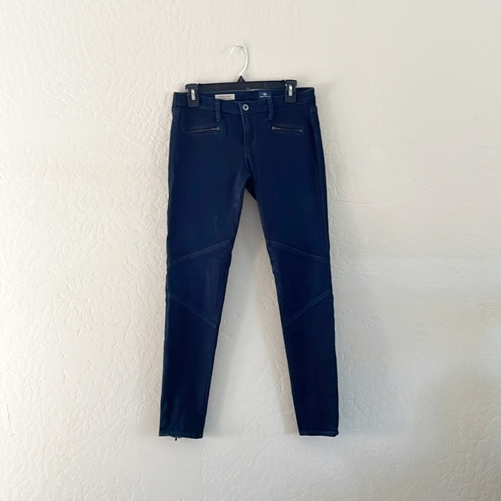 🌿Final Sale AG‎ Adriano Goldshmied The Moto Legging Zipper Ankle Jean